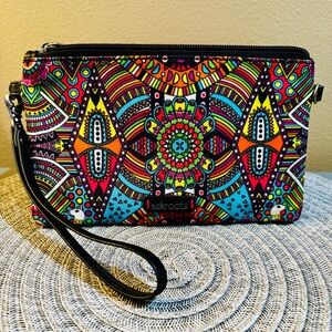 Sakroots Smartphone Flap Wallet or Crossbody, Corin in Eco-Twill